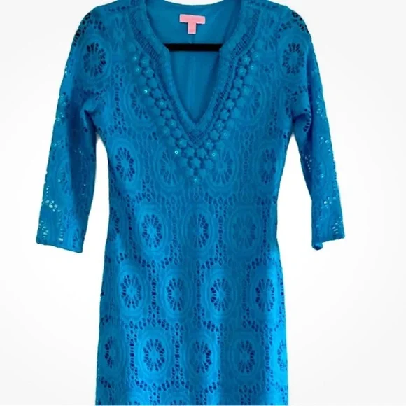 lilly pulitzer blue lace dress Lilly Pulitzer | Dresses | Lilly Pulitzer Blue Lace Dress